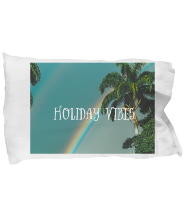 Pillow Case - Holiday Vibes - Personalised Pillow Cases - Gifts for Girls